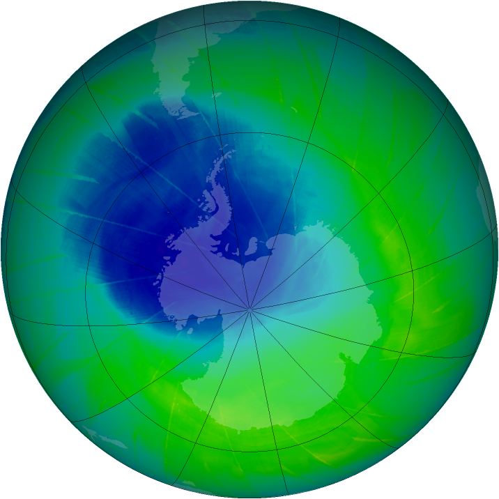 Ozone Map 2009-11-23